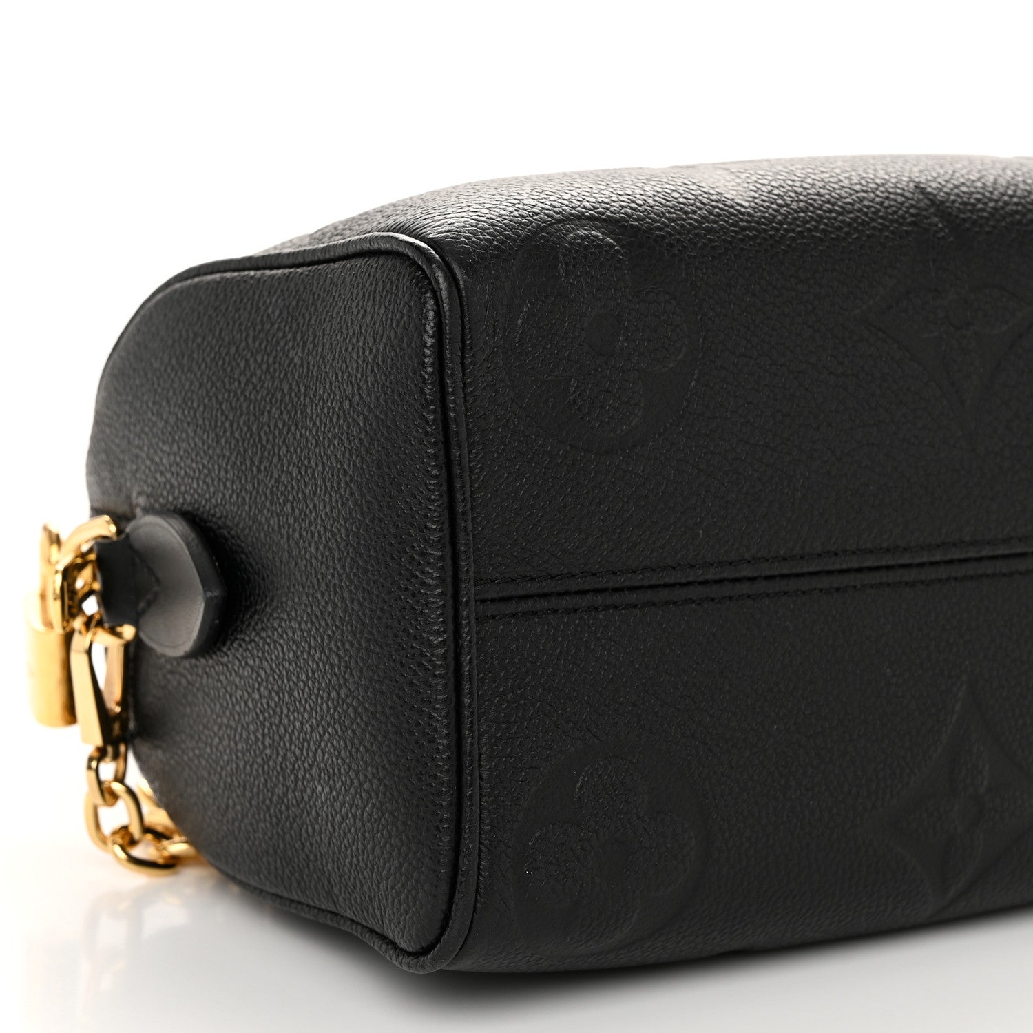 Louis Vuitton Empreinte Monogram Giant Speedy Bandouliere 20 Black 8 of 9