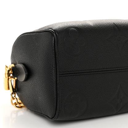 Louis Vuitton Empreinte Monogram Giant Speedy Bandouliere 20 Black 8 of 9