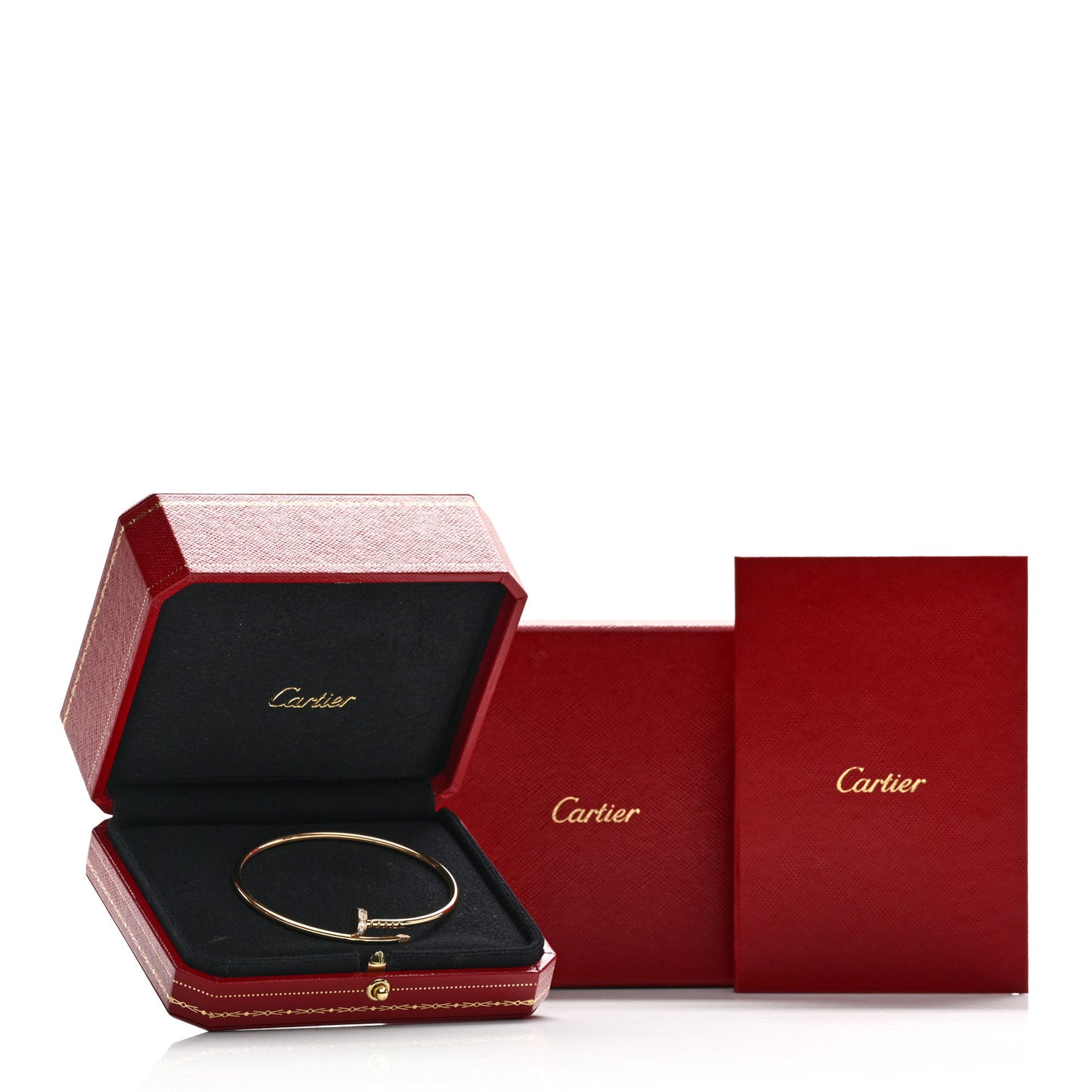 18K Yellow Gold Diamond Small Juste Un Clou Bracelet 17