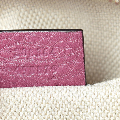 Gucci Pebbled Calfskin Small Soho Disco Bag Peonia Flower 6 of 13