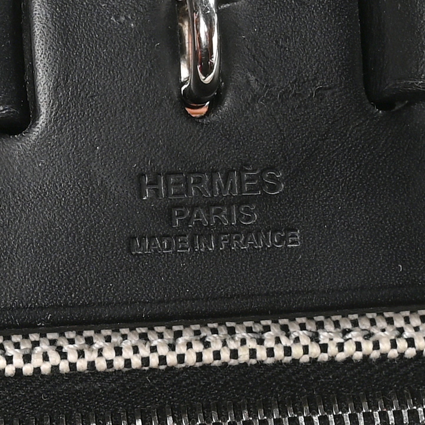 Toile H Berline Vache Hunter Herbag Zip PM 31 Black Ecru