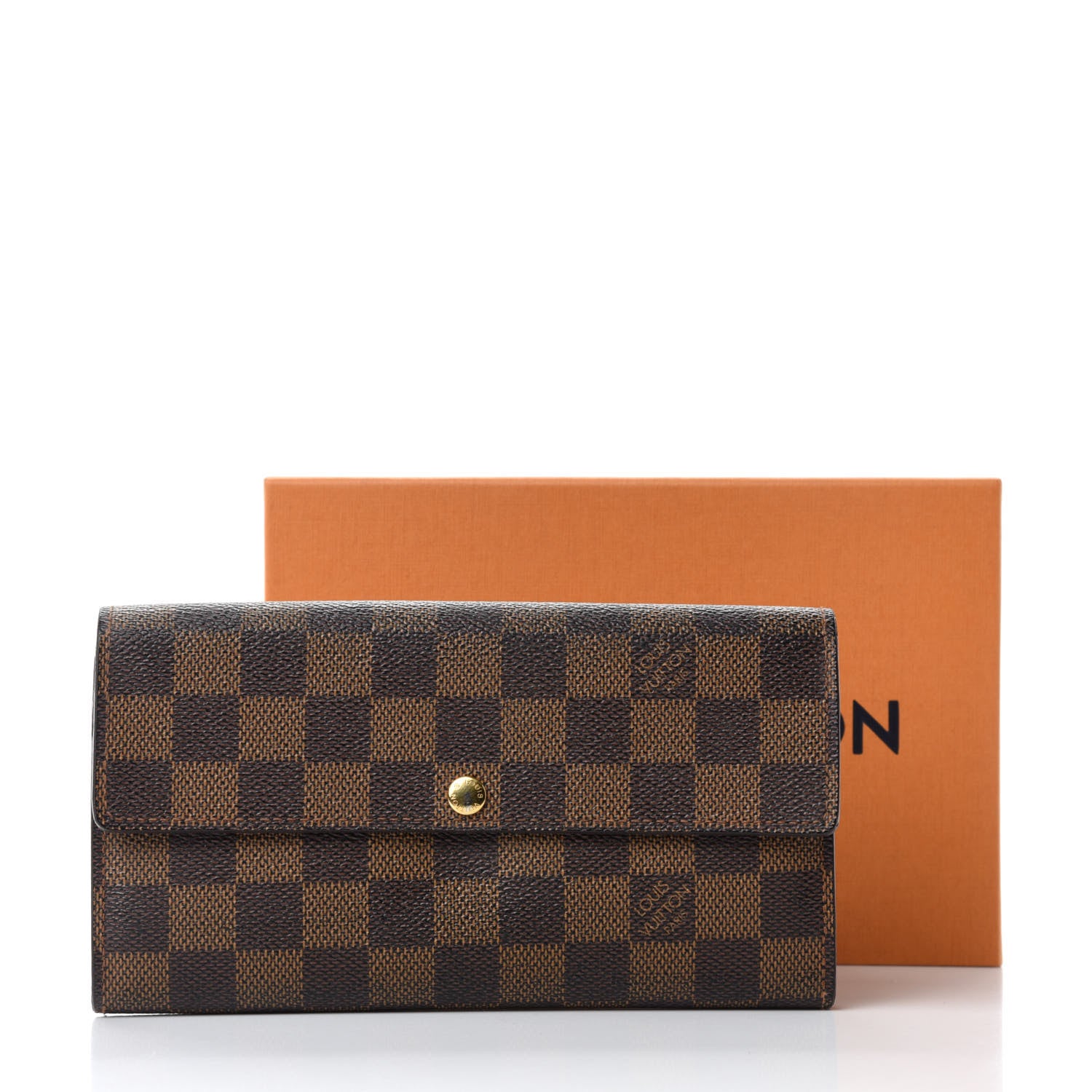 Louis Vuitton Damier Ebene Sarah Wallet 8 of 8
