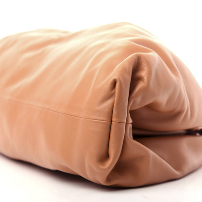Bottega Veneta Smooth Butter Calf The Pouch Oversized Clutch Clay 7 of 10