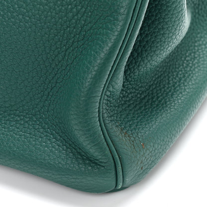 Hermes Togo Birkin 35 Malachite 17 of 23