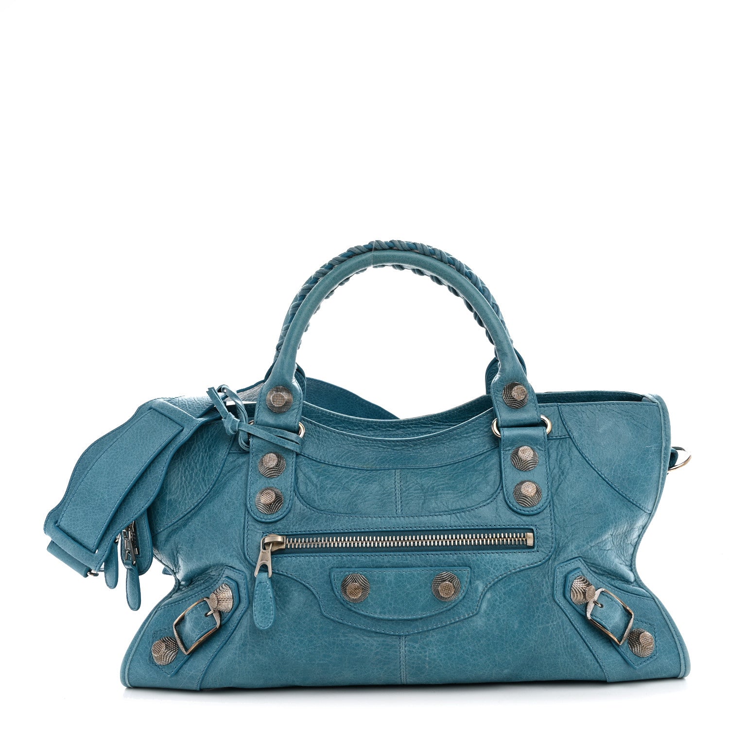 Balenciaga Agneau Giant 21 Silver Hardware Part Time Aquamarine 1 of 12