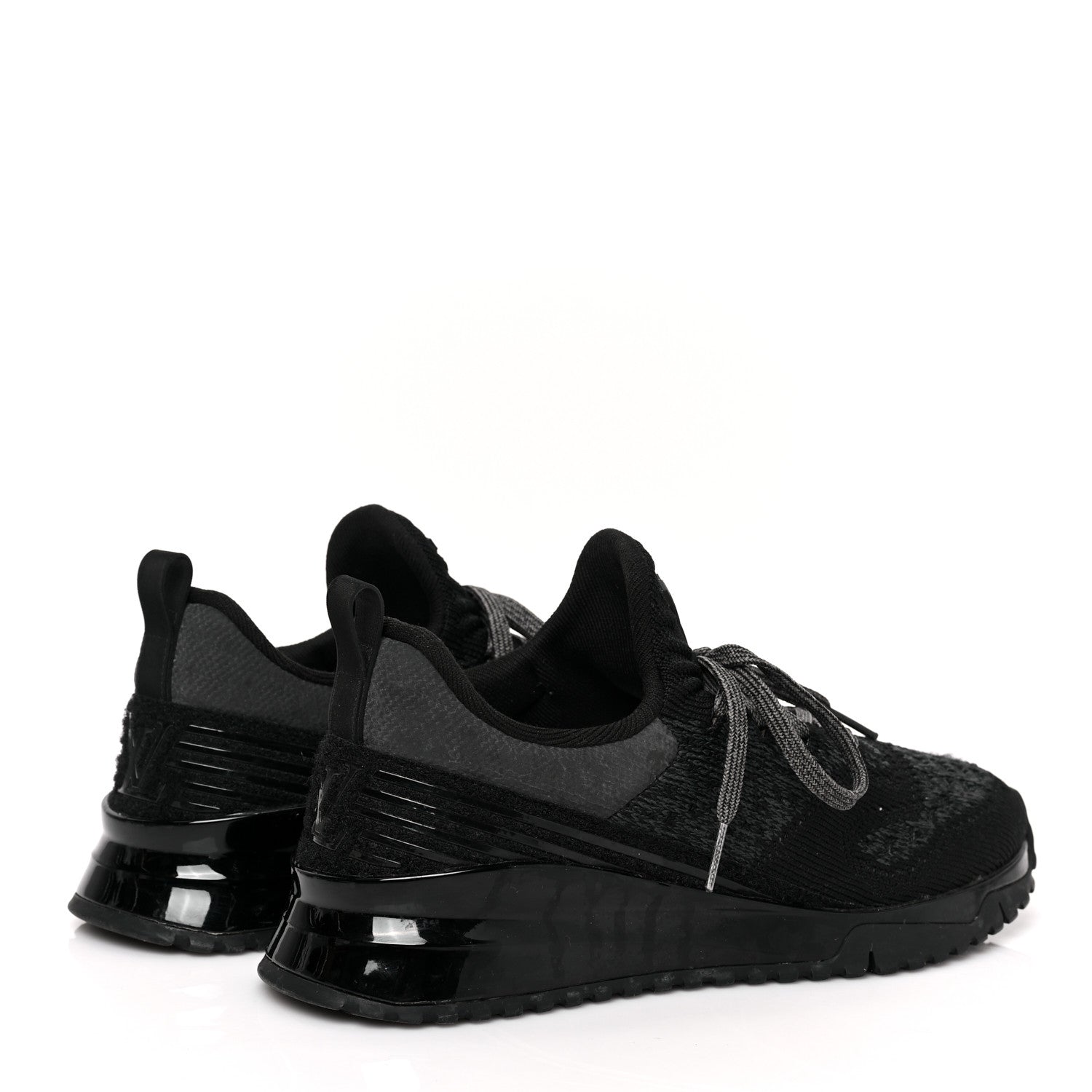 Louis Vuitton Technical Knit Mens V.N.R Sneakers 8 Black 4 of 7