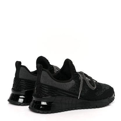 Louis Vuitton Technical Knit Mens V.N.R Sneakers 8 Black 4 of 7