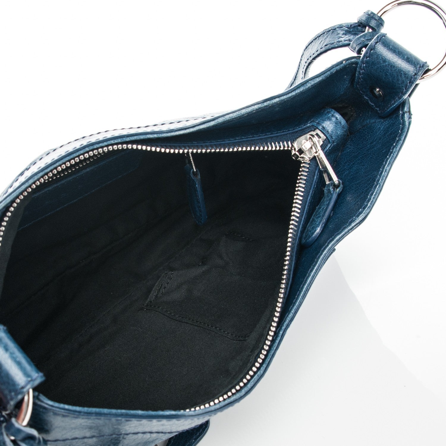 Balenciaga Agneau Giant 12 Silver Hardware Hip Bleu Mineral 5 of 8