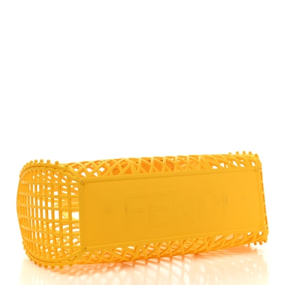 Fendi Recycled Plastic Vitello Liberty Matte Medium Fendi Basket Limone 4 of 16