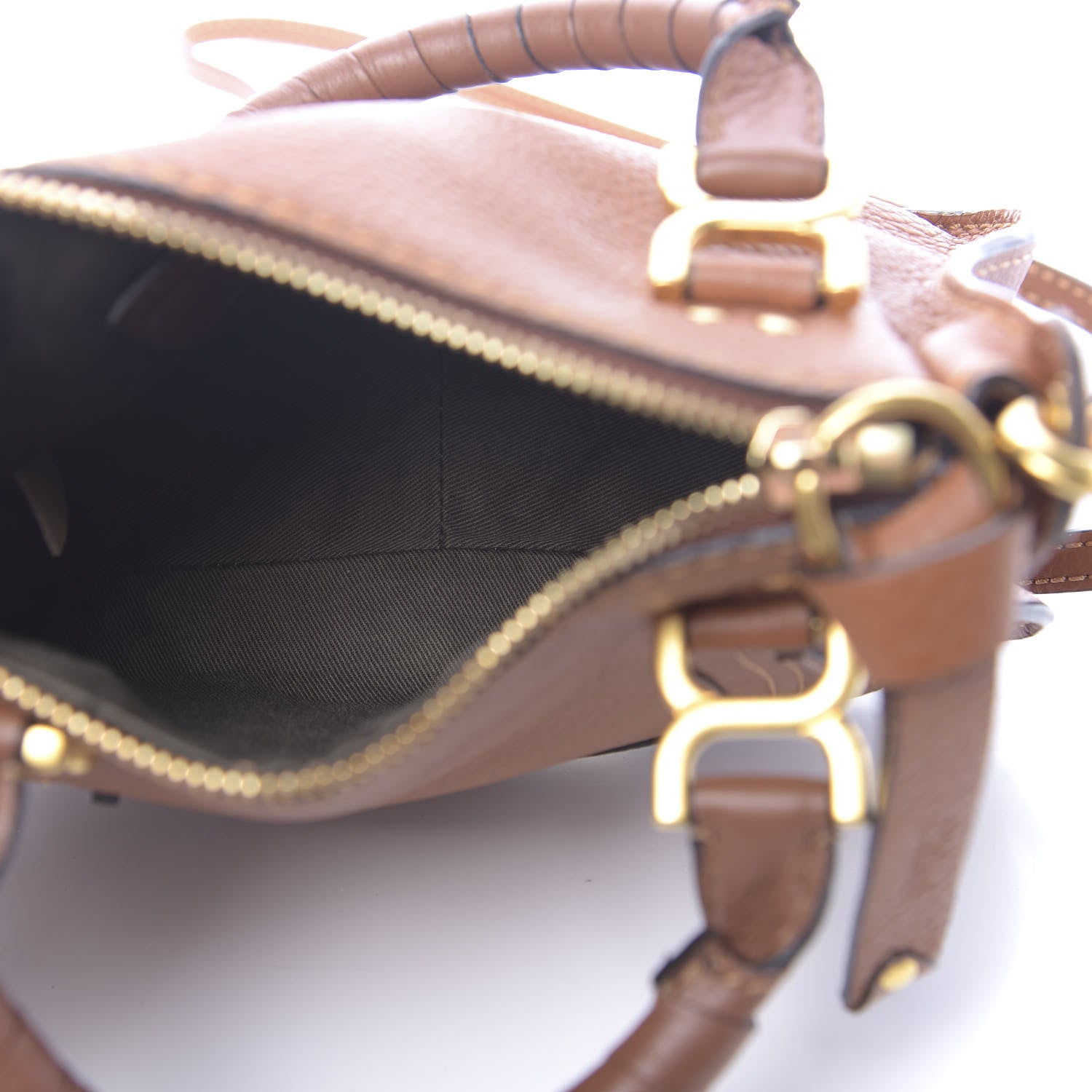 Chloe Calfskin Mini Marcie Satchel Tan 5 of 10