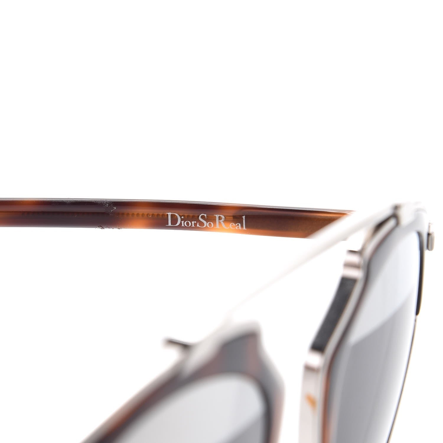 Christian Dior So Real Sunglasses Palladium Havana 7 of 9