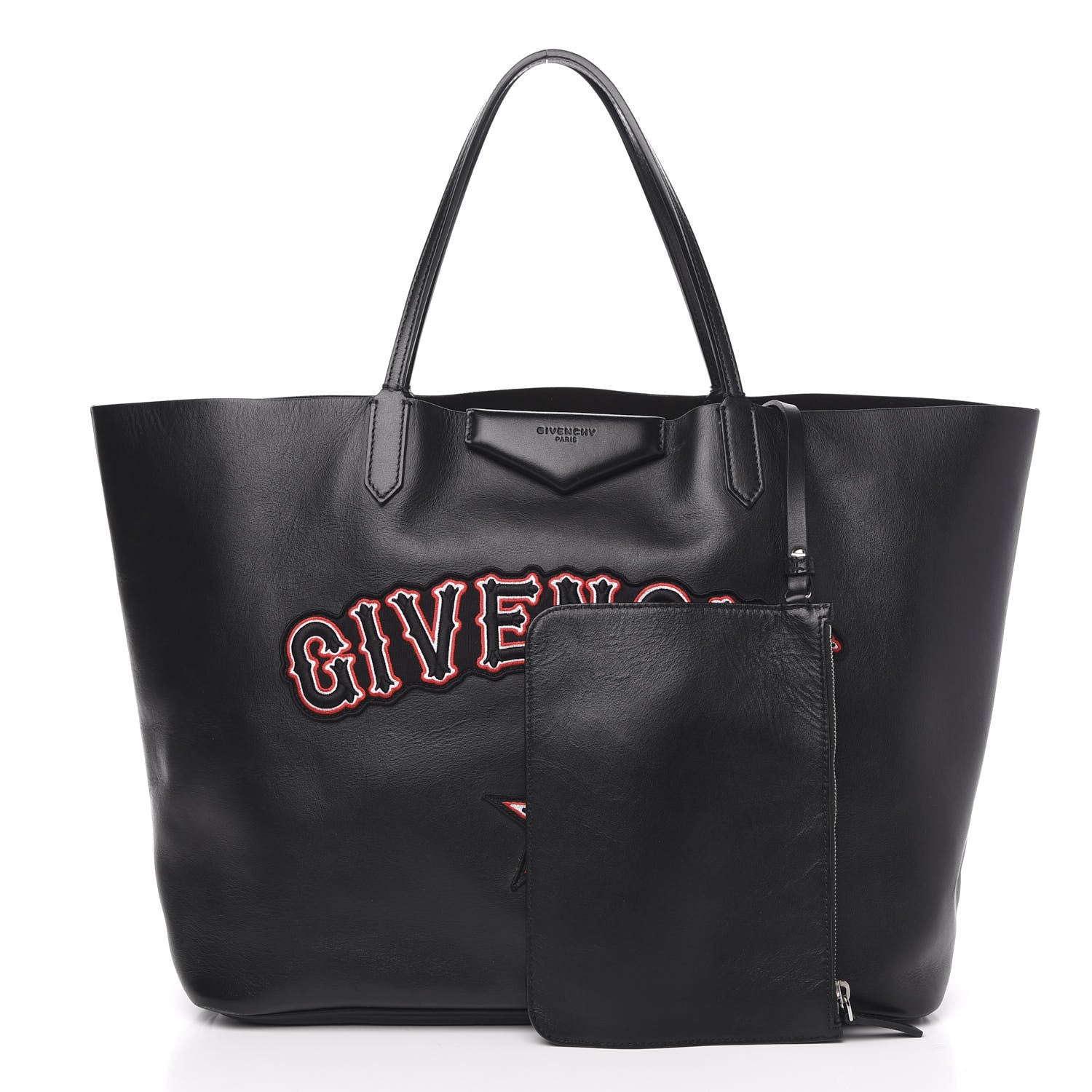 Givenchy Calfskin Gothic Large Antigona Tote Black 3 of 13