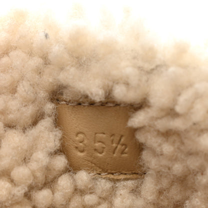 Hermes Suede Shearling Day Sneakers 35.5 Naturel 7 of 7
