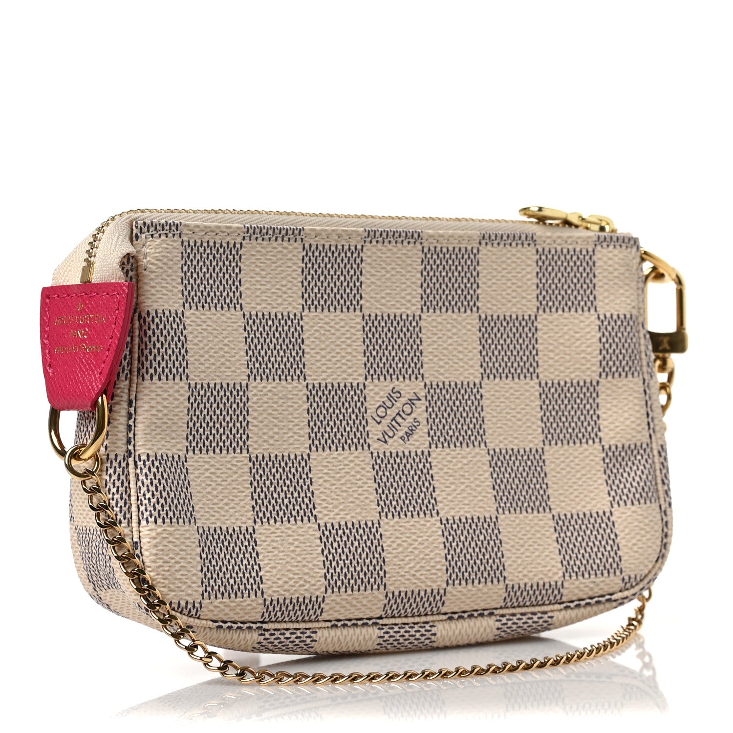 Louis Vuitton Damier Azur 2017 Christmas Animation Mini Pochette Accessories 3 of 7