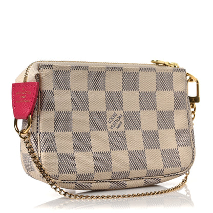 Louis Vuitton Damier Azur 2017 Christmas Animation Mini Pochette Accessories 3 of 7