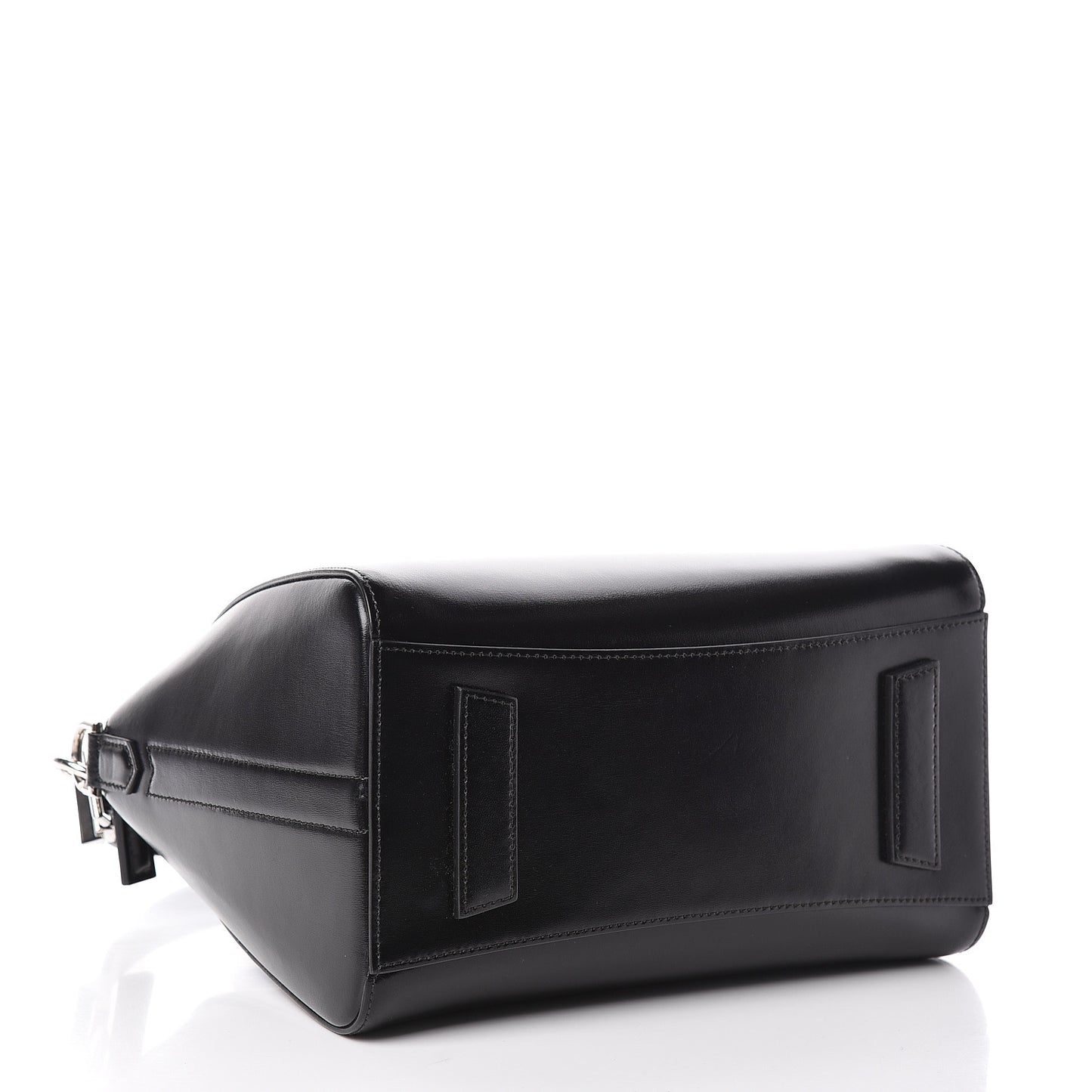Shiny Lord Calfskin Small Antigona Black