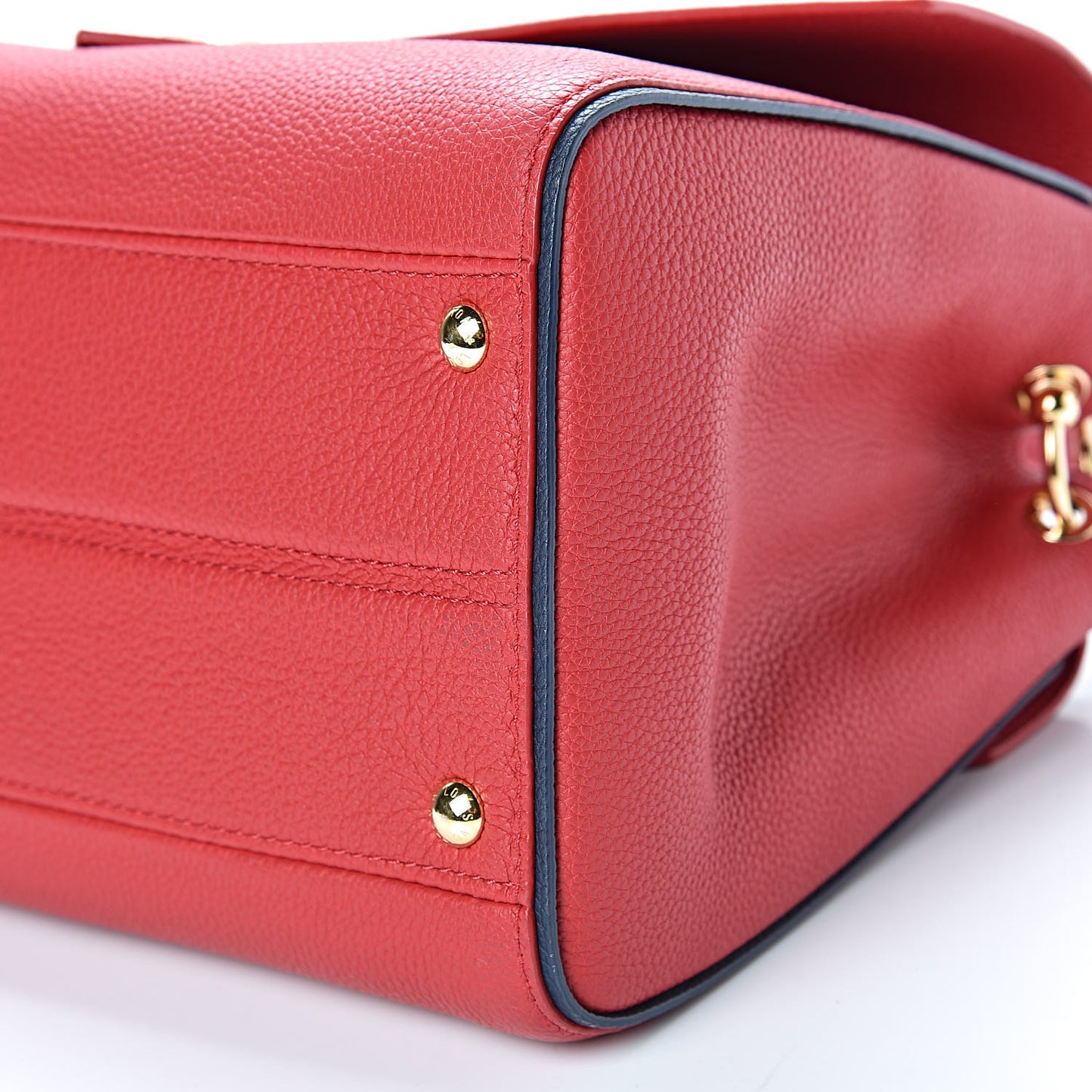 Calfskin Monogram Double V Rubis
