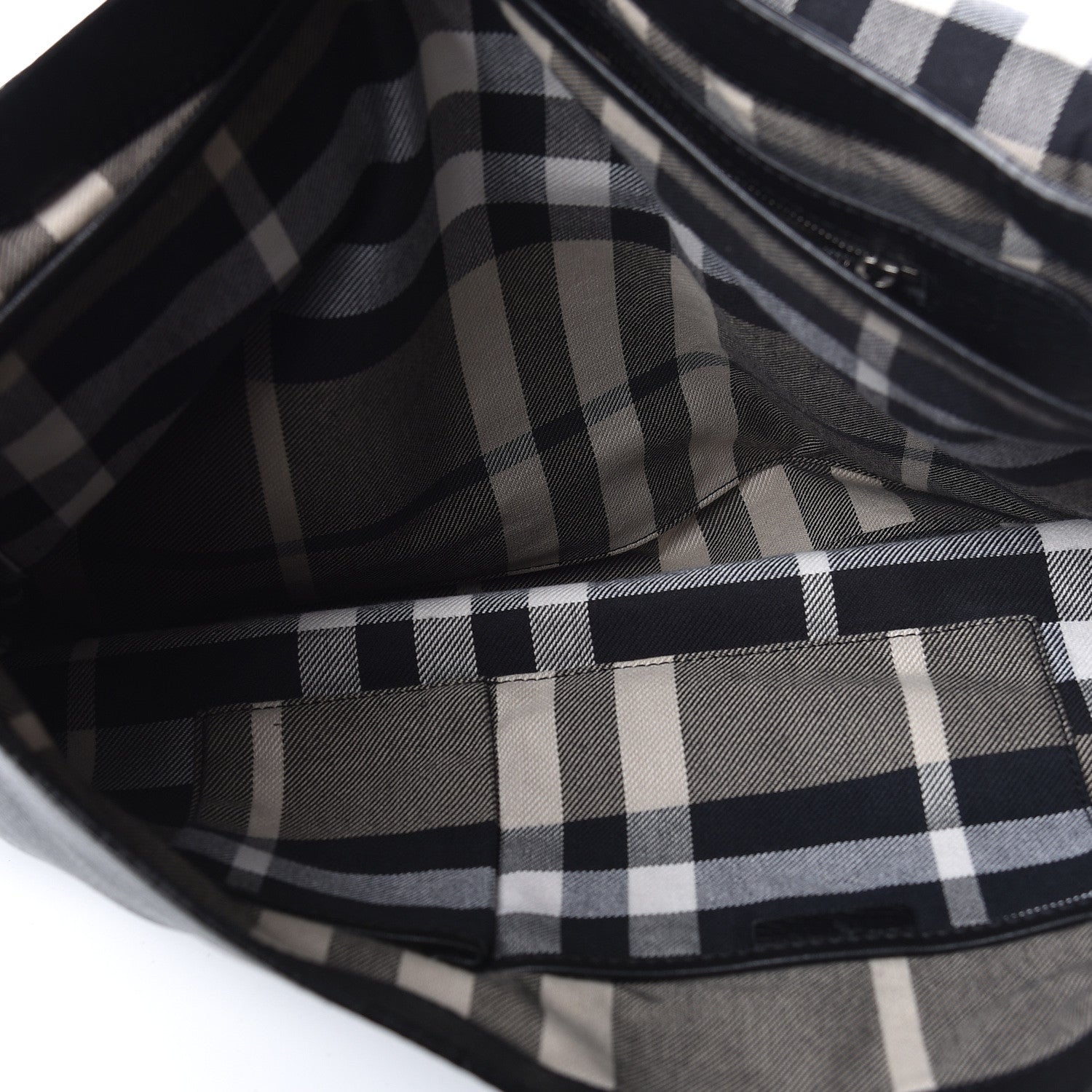 Burberry Grainy Calfskin Messenger Bag Black 6 of 21