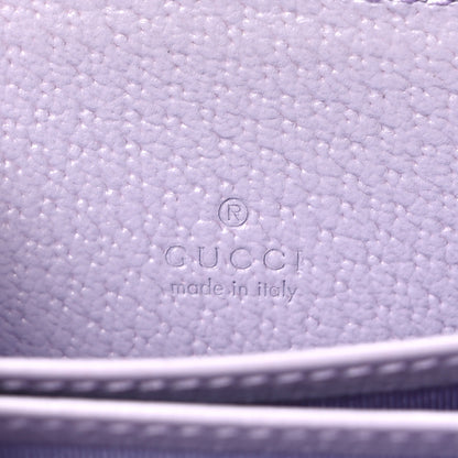 Gucci Monogram Jumbo GG Textured Dollar Calfskin Ophidia Key Card Case Beige Lapis 6 of 7