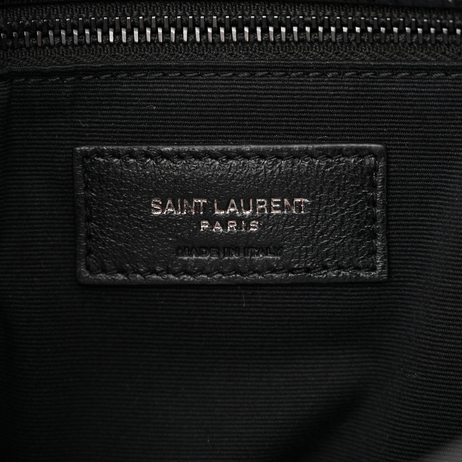 Saint Laurent Crinkled Calfskin Matelasse Monogram Medium Niki Chain Satchel Black 7 of 11