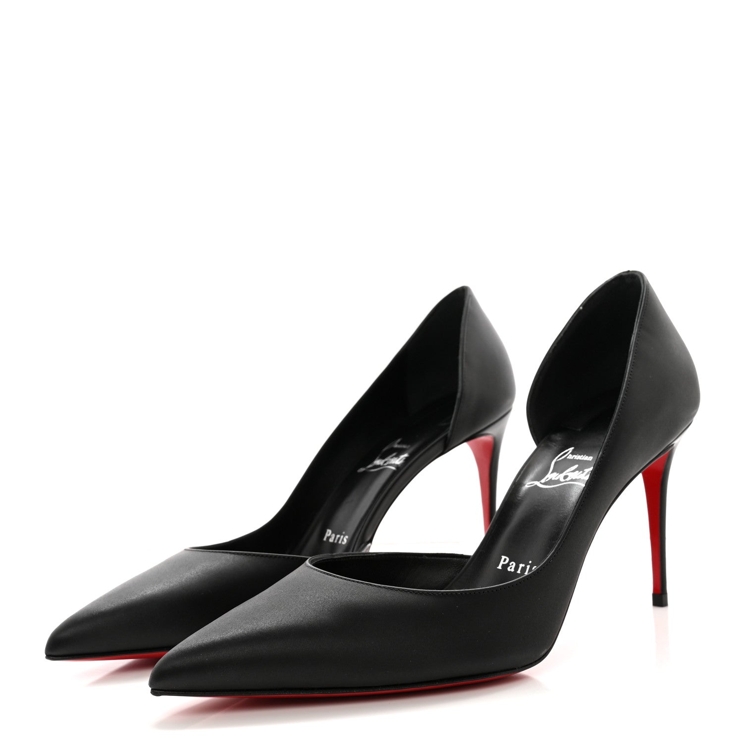Christian Louboutin Shiny Nappa Iriza 85 Pumps 40 Black 3 of 12