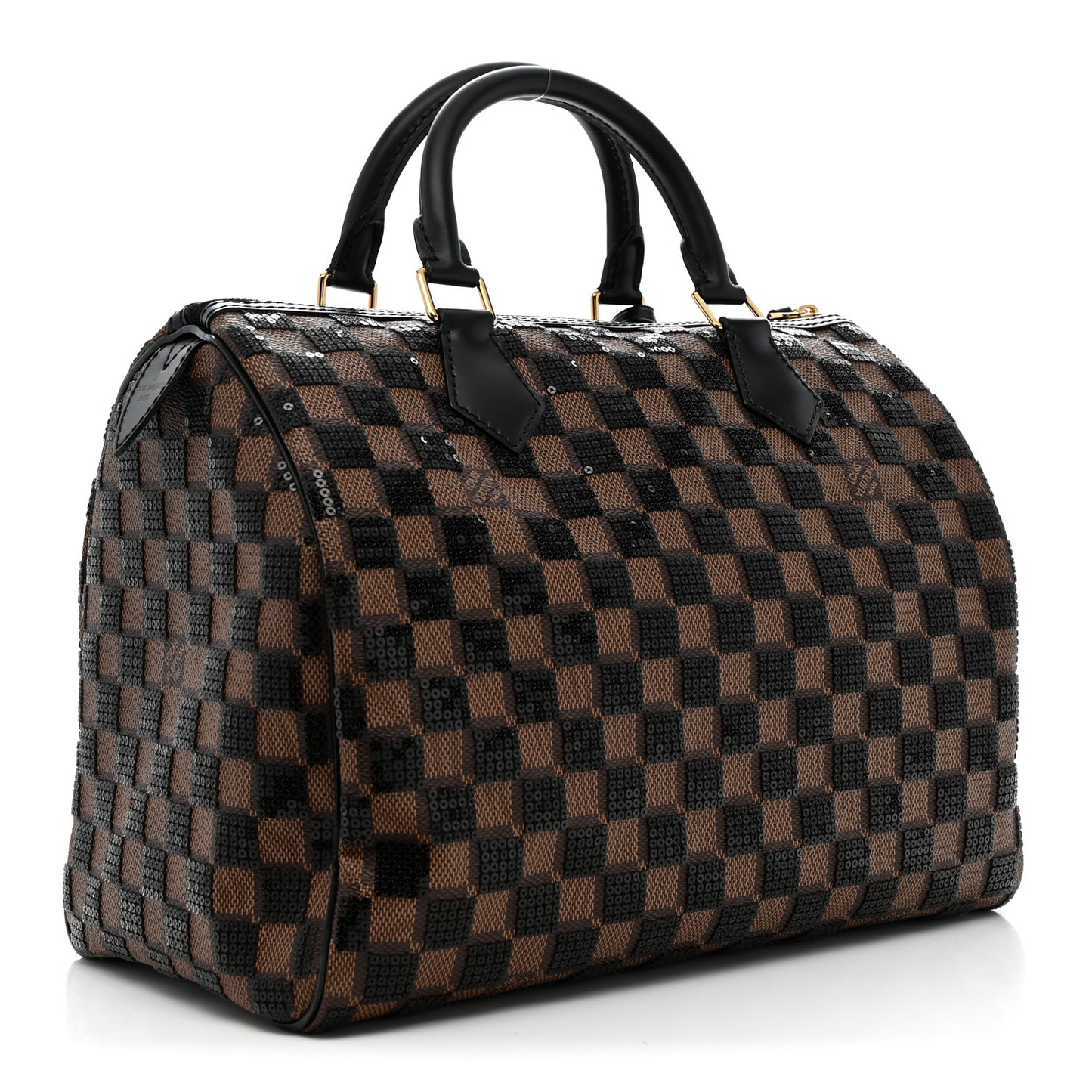 Damier Paillettes Speedy 30 Black