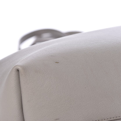 Saint Laurent Calfskin Large Shopping Tote Oyster Gray 13 of 21