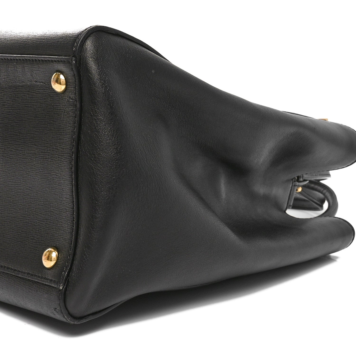 Fendi Vitello Elite Regular 2Jours Tote Black 9 of 9