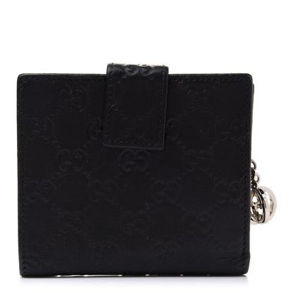 Gucci Guccissima Twins French Wallet Black 1 of 16