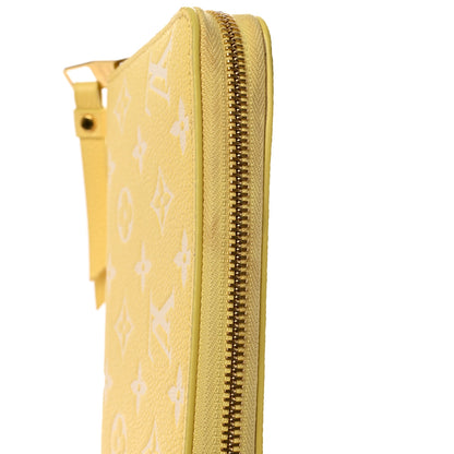 Louis Vuitton Empreinte Monogram Zippy Wallet Lemon Curd Yellow 7 of 8