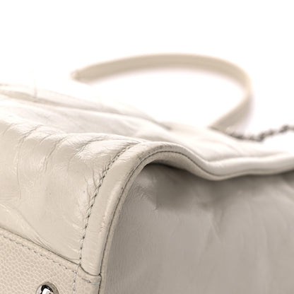 Chanel Glazed Calfskin Small Deauville Tote Ecru 11 of 15