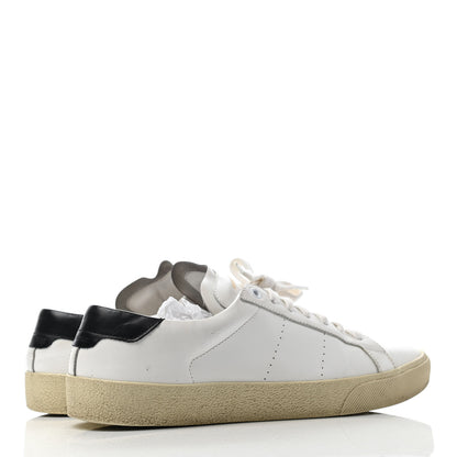 Saint Laurent Calfskin Mens Alpha 36 Sneakers 41 White 3 of 8
