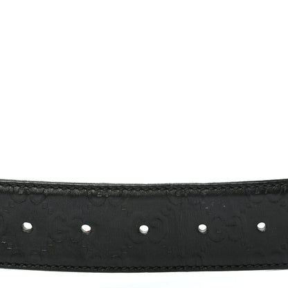 Gucci Guccissima Interlocking G Belt 95 38 Black 4 of 6