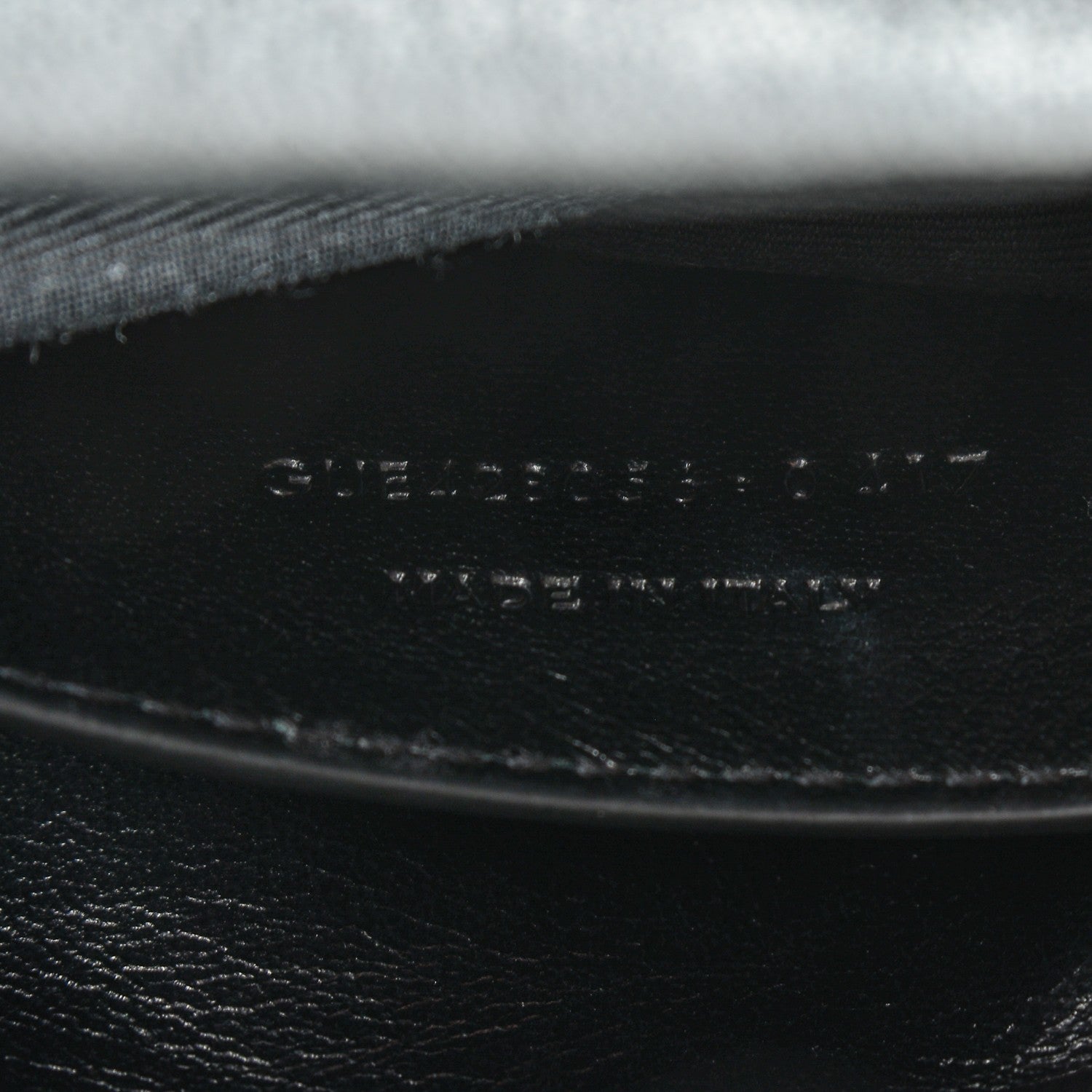 Saint Laurent Sheepskin Matelasse Chevron Monogram Medium College Bag Black 8 of 8