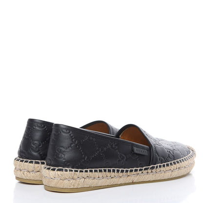 Gucci Guccissima Signature Espadrilles 37.5 Black 4 of 13