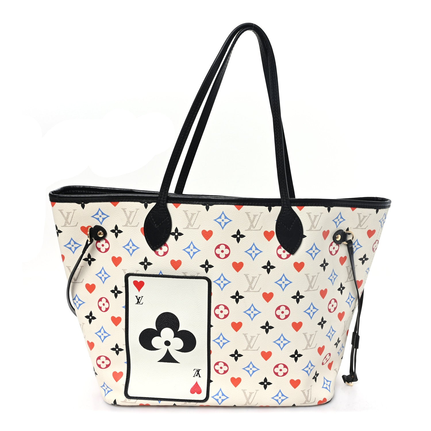 Louis Vuitton Game On Neverfull MM   White 1 of 11