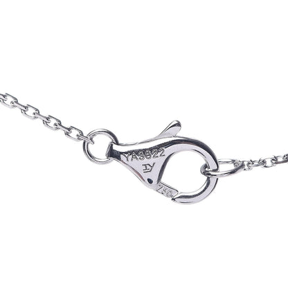 Cartier 18K White Gold Diamond Caresse D'Orchidees Par Necklace 6 of 7
