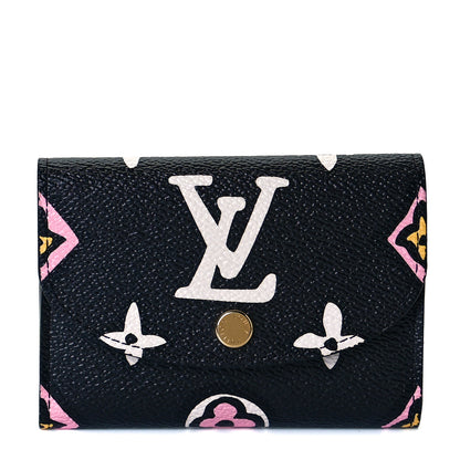 Louis Vuitton Monogram Giant Wild At Heart Rosalie Coin Purse Black 1 of 8