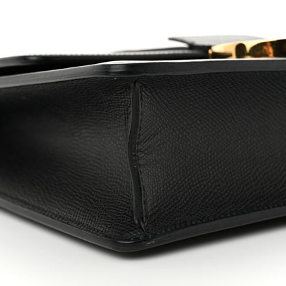 Christian Dior Grained Calfskin 30 Montaigne Flap Bag Black 9 of 10