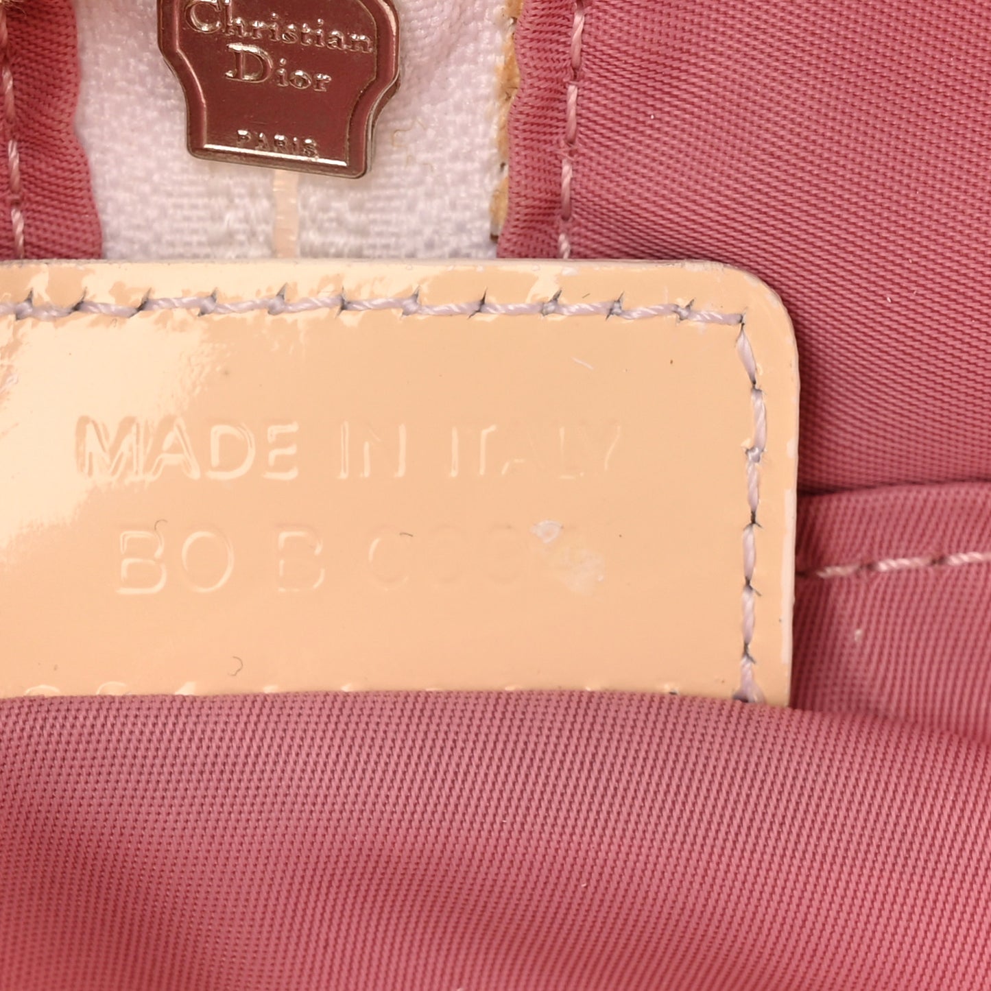 Monogram PVC Bowler Pink