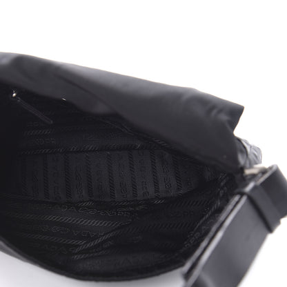 Prada Tessuto Nylon Shoulder Bag Black 6 of 9