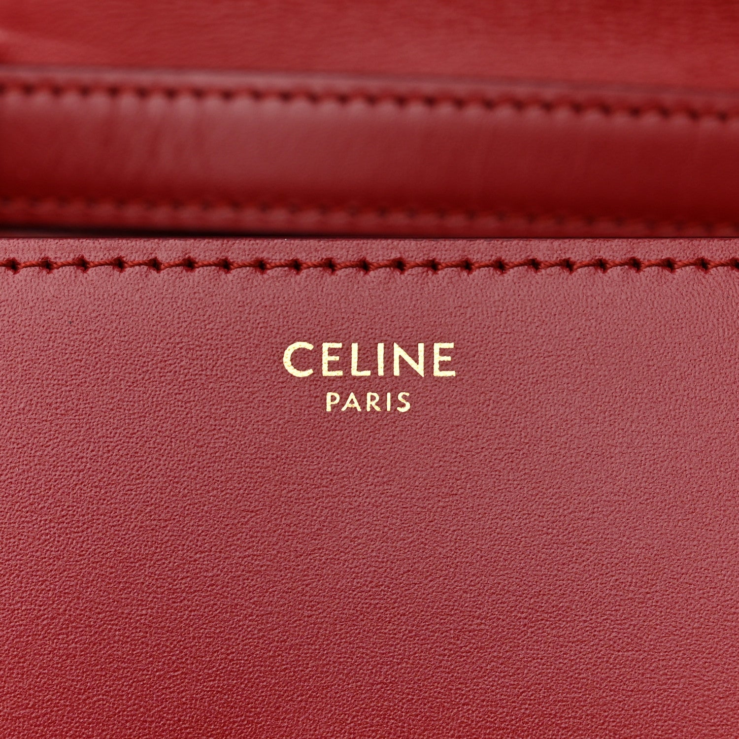 Celine Box Calfskin Teen Classic Box Flap Bag Red 7 of 13