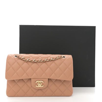 Chanel Lambskin Quilted Small Double Flap Brown 11 of 11