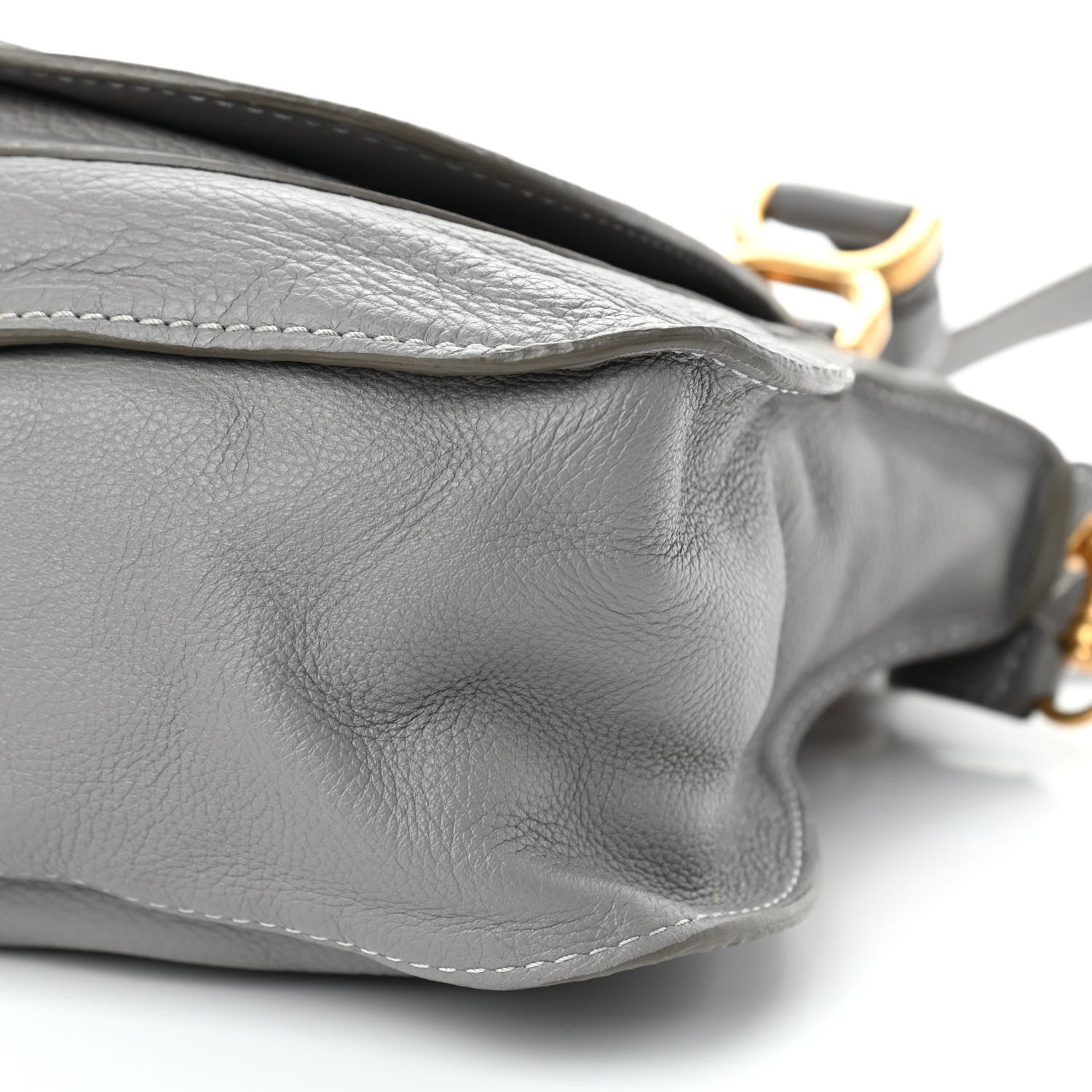 Chloe Calfskin Medium Marcie Satchel Cashmere Grey 8 of 9