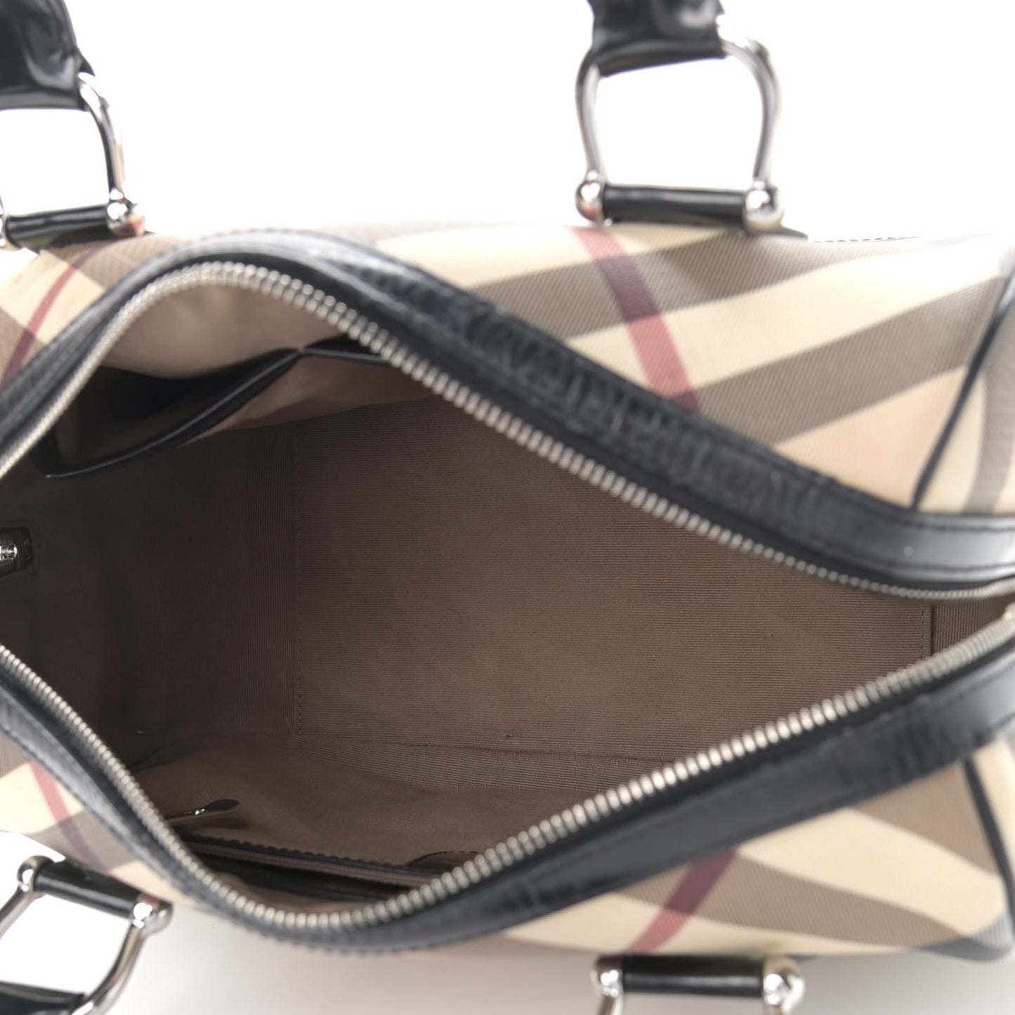 Supernova Check Patent Bowling Bag Black