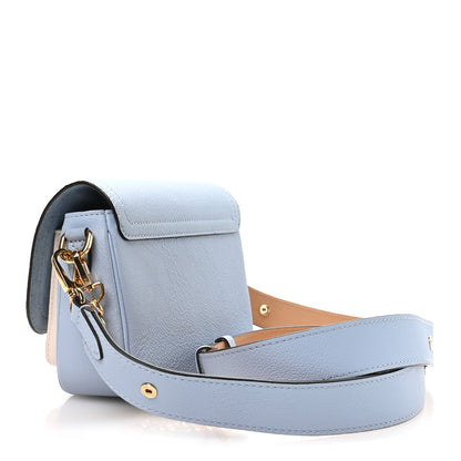 Louis Vuitton Grained Calfskin Lockme Tender Bleu Nuage 3 of 9