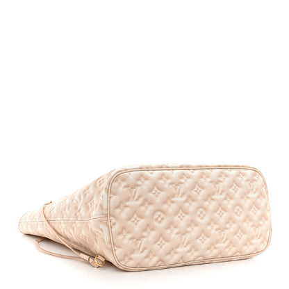 Louis Vuitton LOUIS VUITTON Empreinte Monogram Summer Stardust Neverfull MM Beige Clair 5 of 11