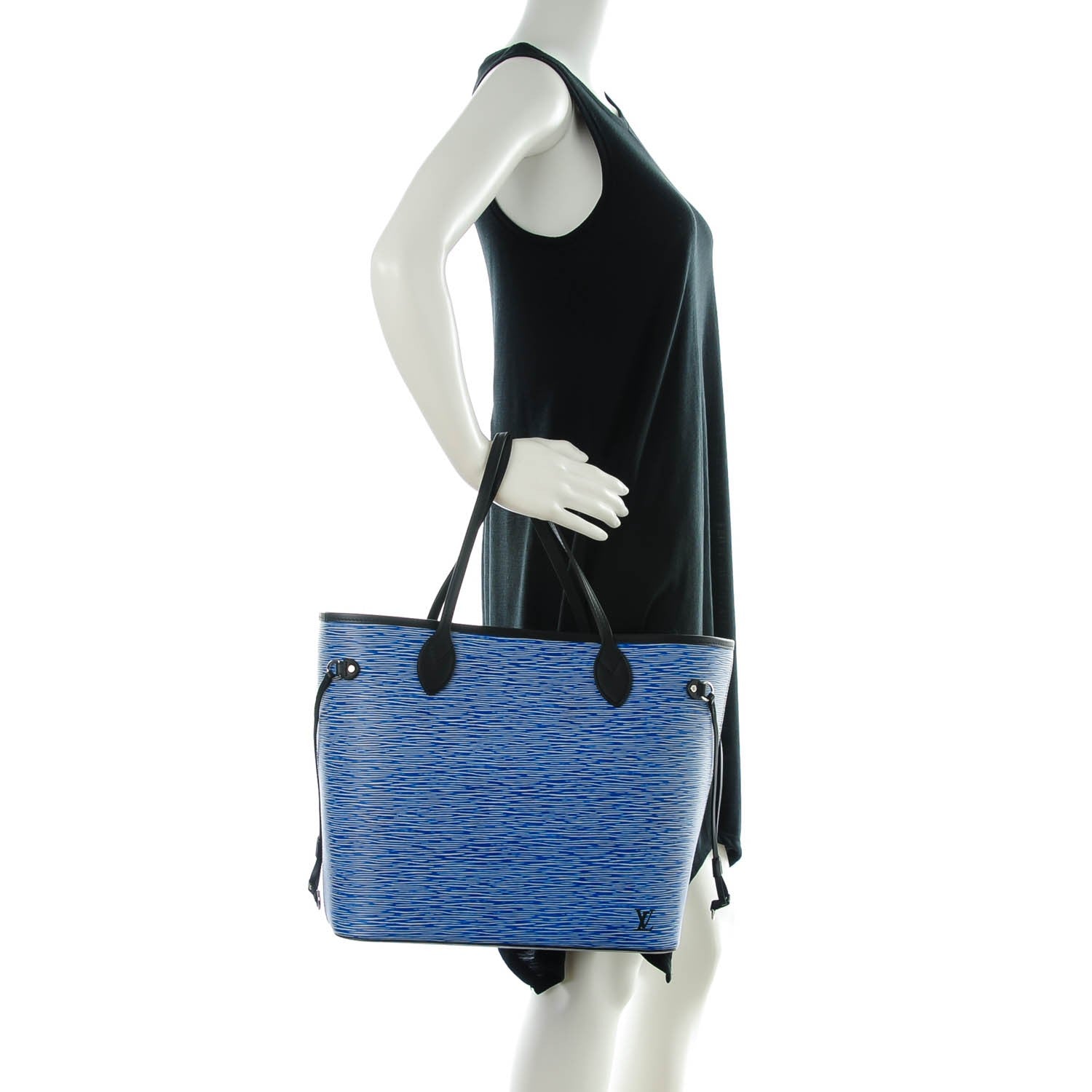 Louis Vuitton Epi Neverfull MM Denim Light 2 of 9