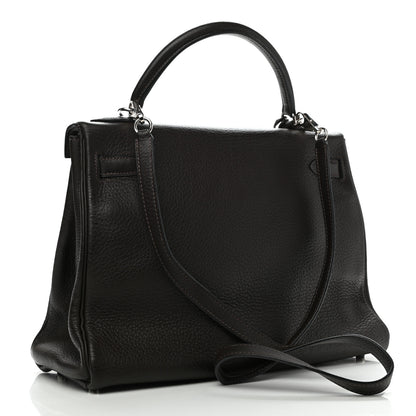 Hermes Togo Kelly Retourne 32 Marron Fonce 2 of 11