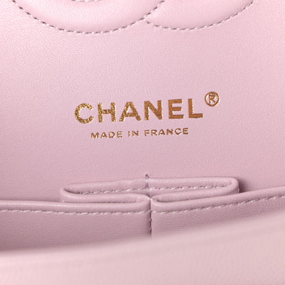 Chanel Caviar Quilted Medium Double Flap Light Pink 7 of 11